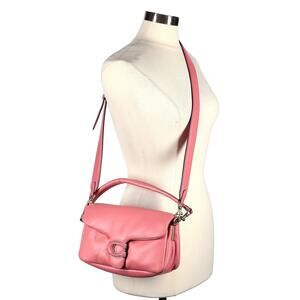Coach Pillow Tabby 26 Soft Taffy Candy Pink Leather Crossbody Shoulder Bag Purse